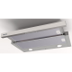 Campana extraíble PANDO GR20/60 GRIS FRONTAL INOX V.700 ECS. 10047.  . Ancho 60 cm. Clase C
